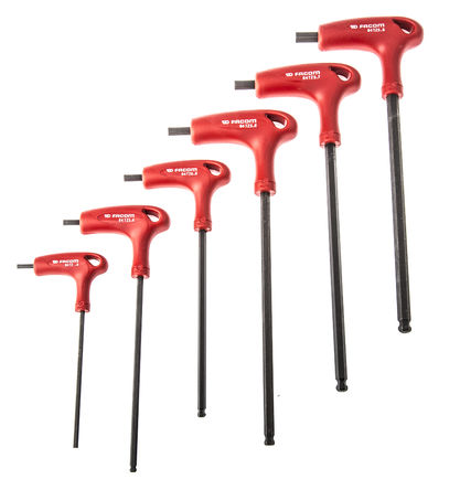 84TZS | Facom T Shape Hex Key Set 6 pieces | Facom